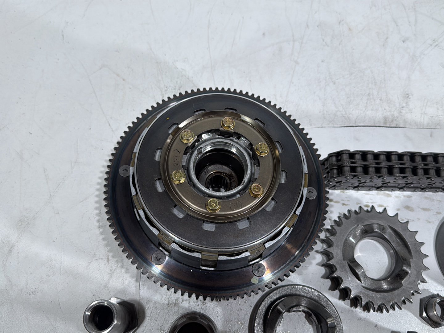 2003 Harley Road King Touring FLHRCI Classic OEM Clutch Basket Chain Tensioner Kit