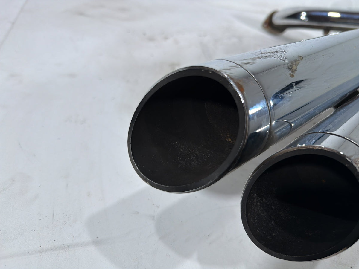 2006 Harley Softail Deuce FXSTDI OEM Exhaust Header Pipes Vance & Hines