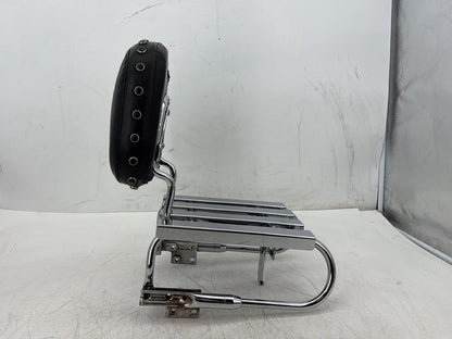 1995 Harley Road King Touring OEM Rear Sissy Bar w/ Backrest Cushion Pad TORN
