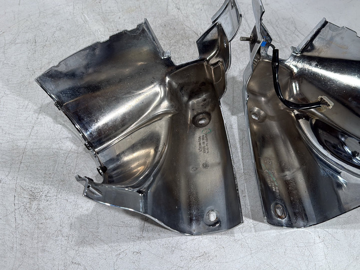 2005 Harley Road King Touring Police OEM Left & Right Headlamp Nacelle Covers