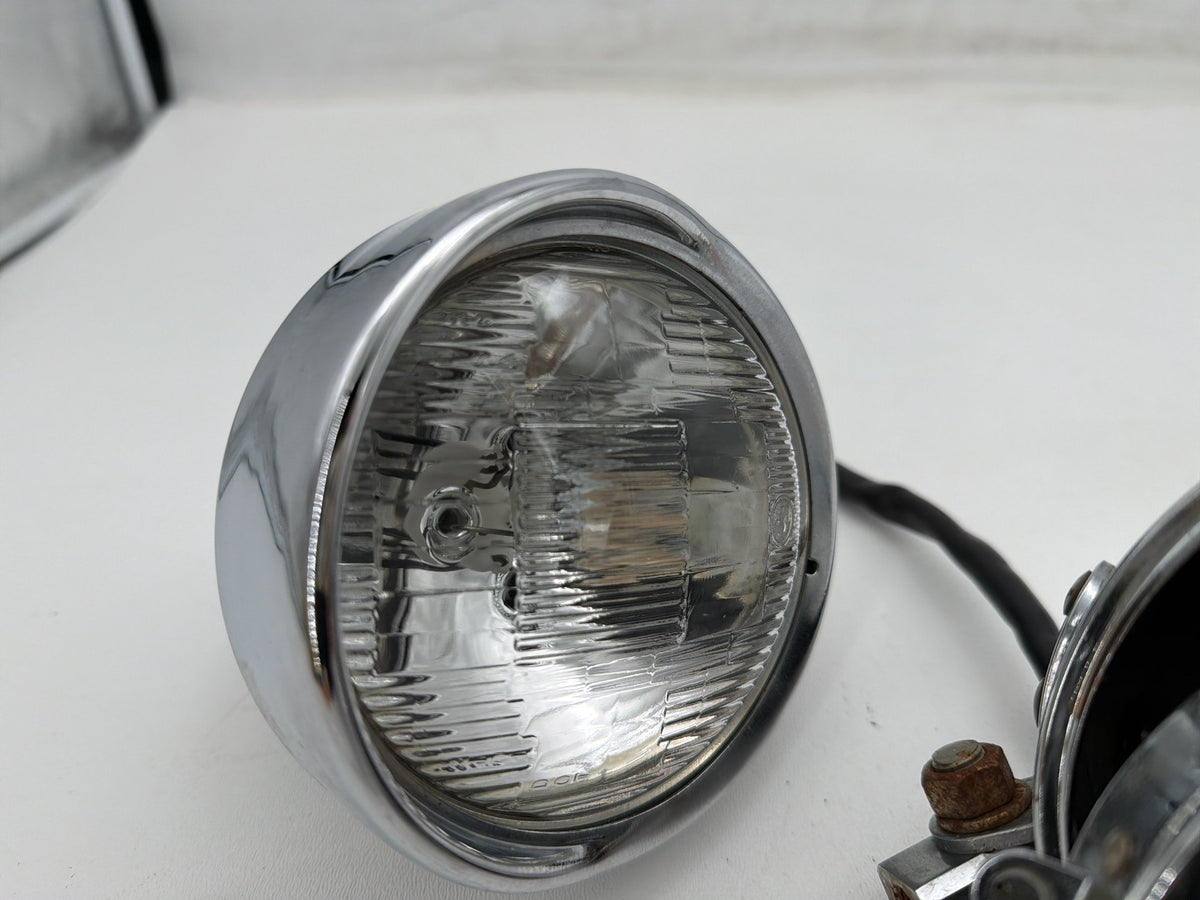 1994 Harley Softail Custom FXSTC OEM Headlight Headlamp Head Light Halogen Dual
