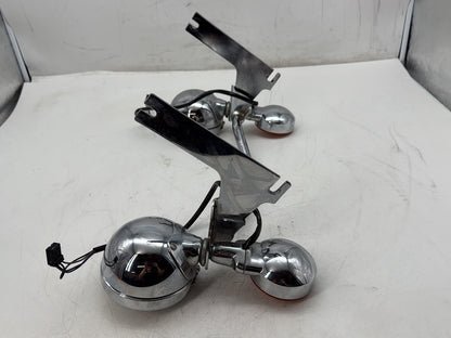 2006 Harley Touring FLHTCI Electra Glide Classic OEM Front Turn Signal Indicators Aux Light Bar