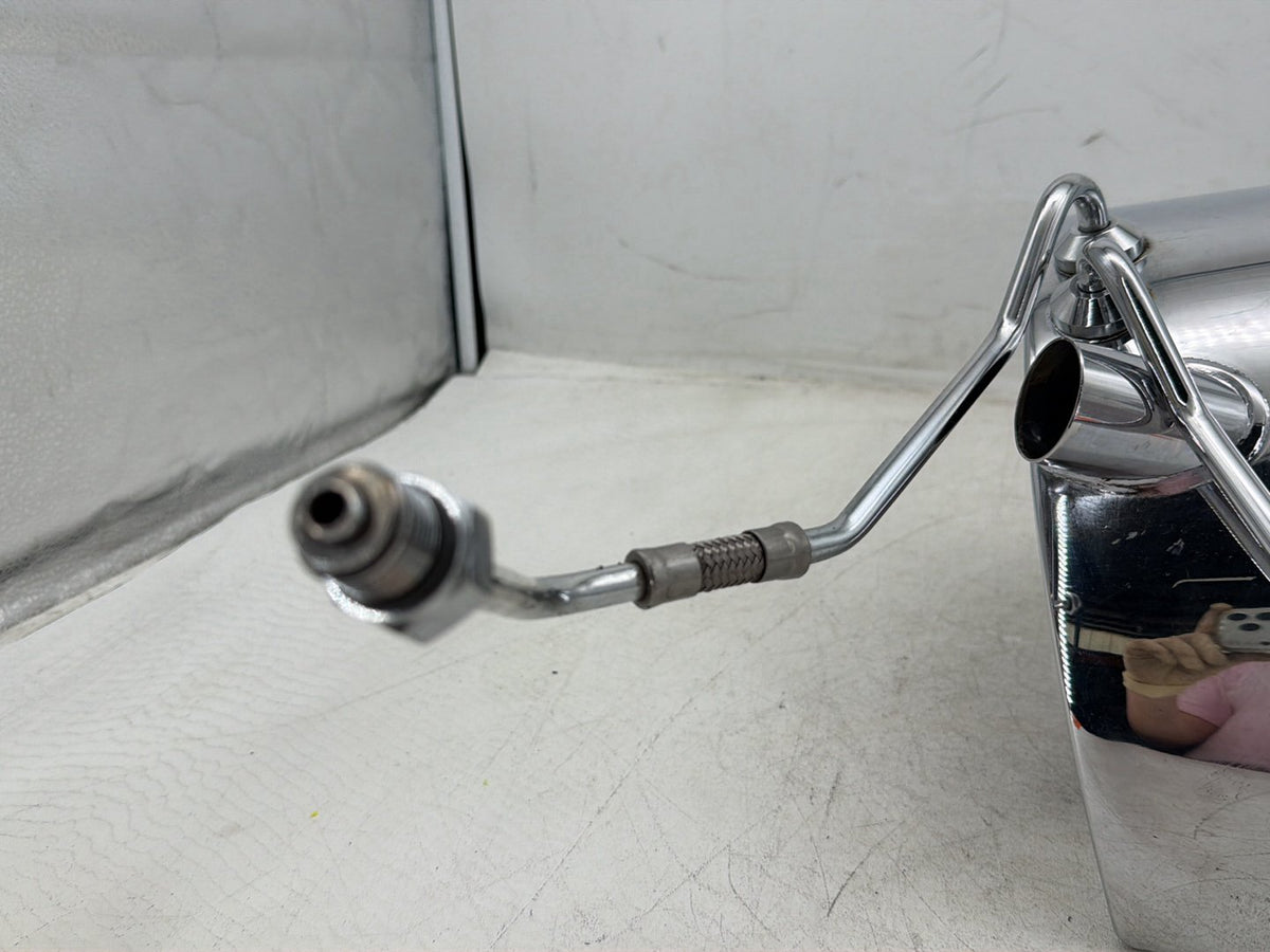 03 Harley Softail Deuce FXSTD OEM Oil Tank Reservoir Bottle Canister & Dipstick