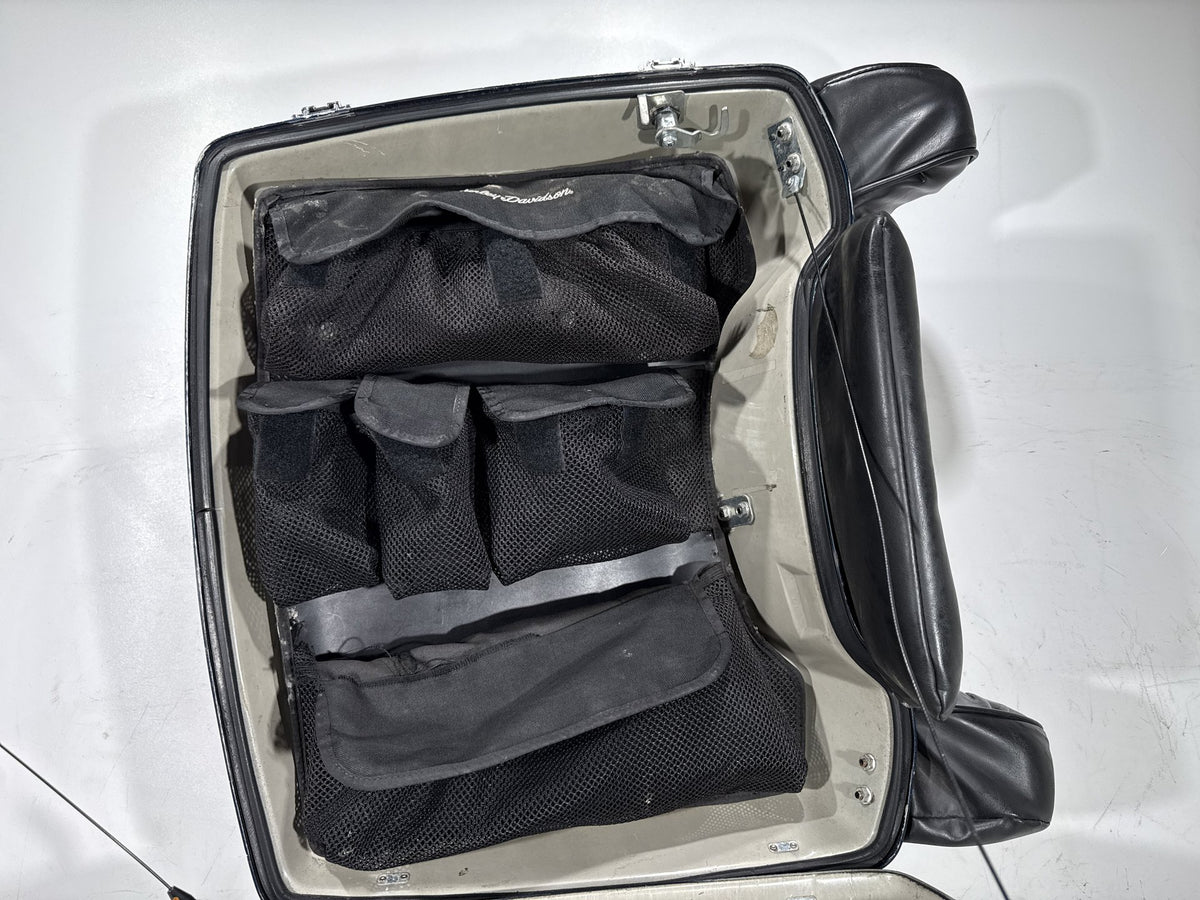 02 Harley Electra Glide Touring Classic OEM Pass Backrest Tour Pak Luggage NOKey