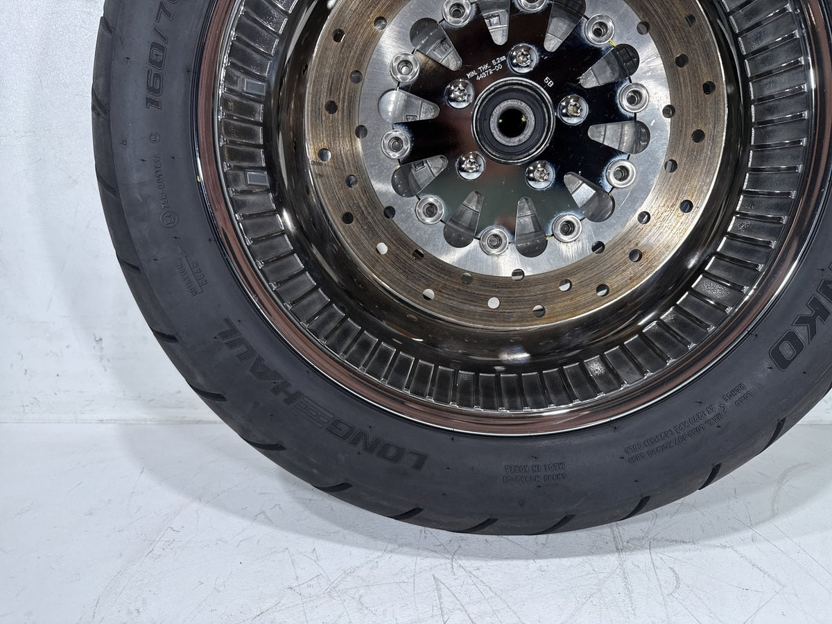 2003 Harley Softail Deuce FXSTDI OEM Rear Wheel Rim Tire 160/70B17 17"