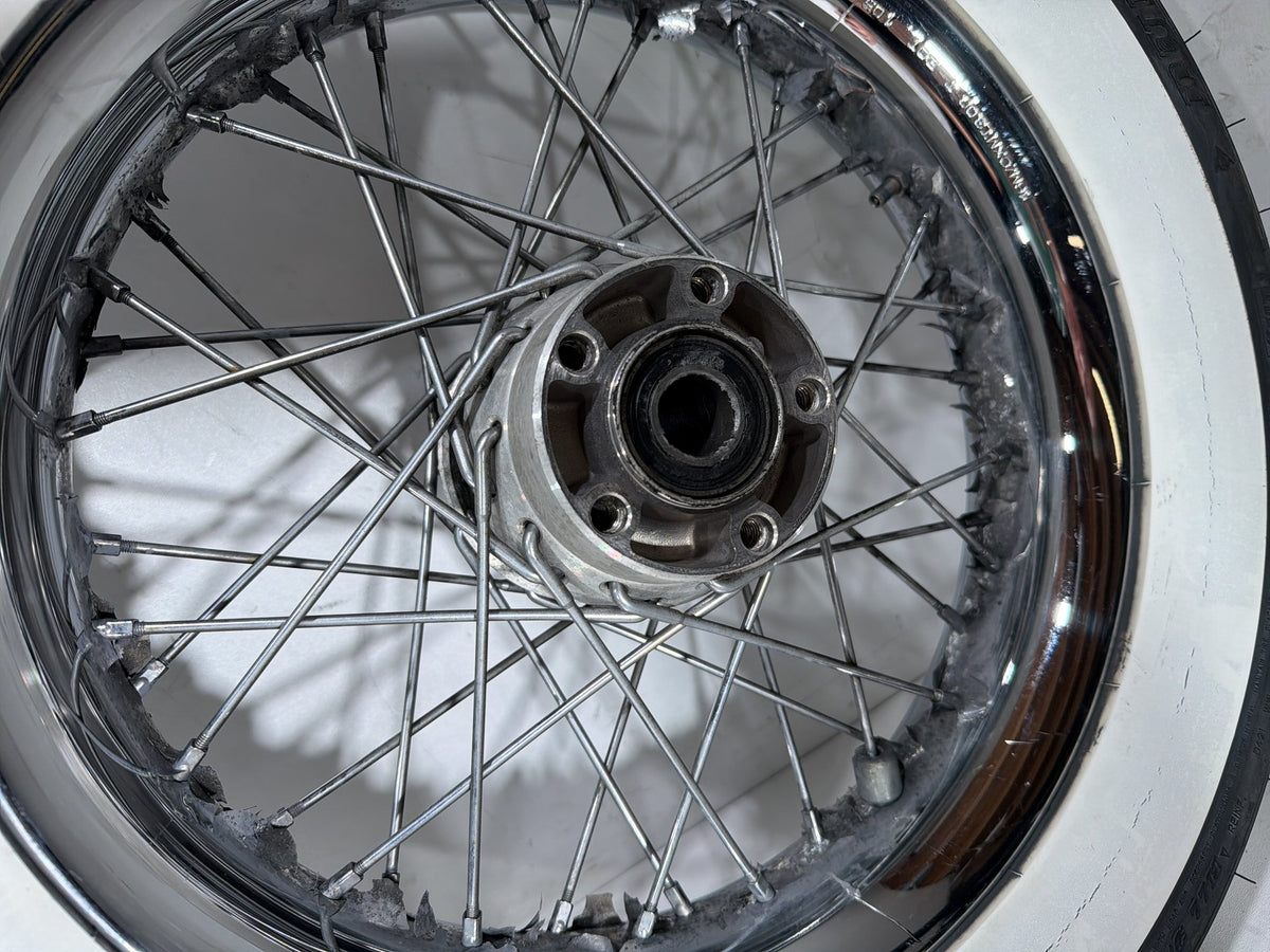 2004 Harley Electra Glide CVO Screamin OEM Front Rear Wheel Rim Tire Spoked 16"