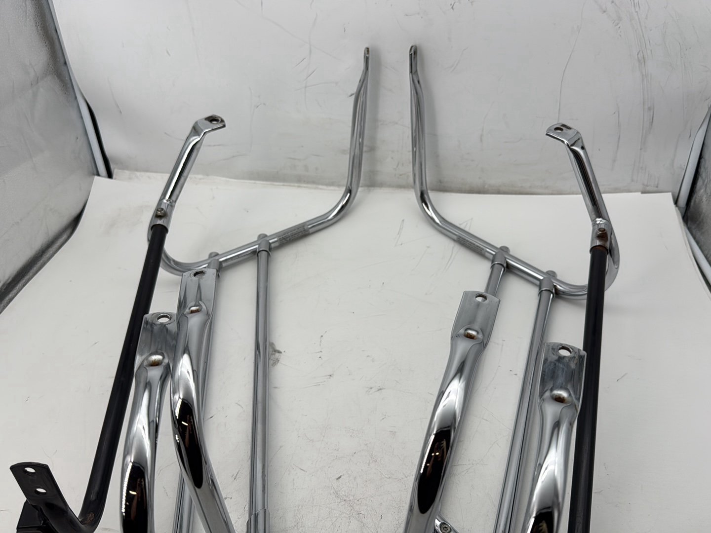 2007 Harley Touring FLHTP Electra Glide Police OEM Rear Left Right Saddlebag Guard Rails Bar