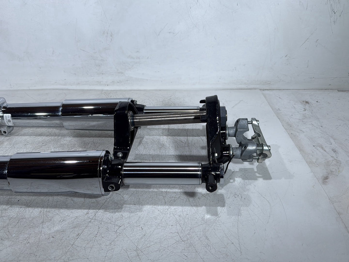 2013 Harley Electra Glide Touring CVO Screamin Eagle OEM Front Triple Tree Set & LH RH Fork Legs Sliders