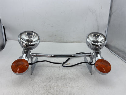 2005 Harley Electra Glide Touring Ultra FLHTCUI OEM Front Turn Signal Indicators Aux Light Bar
