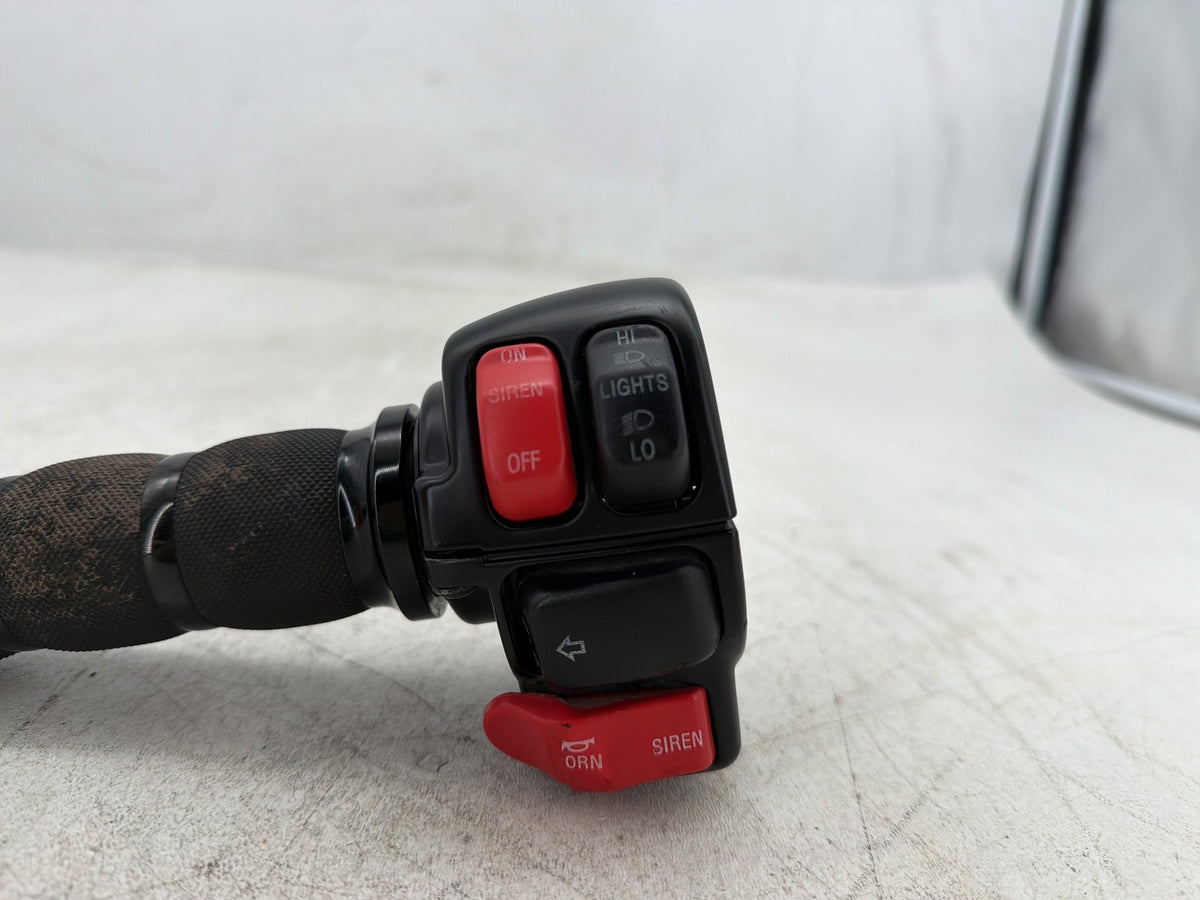10 Harley Road King Police Left Turn Signal Headlight Switches Controls NO WIRE