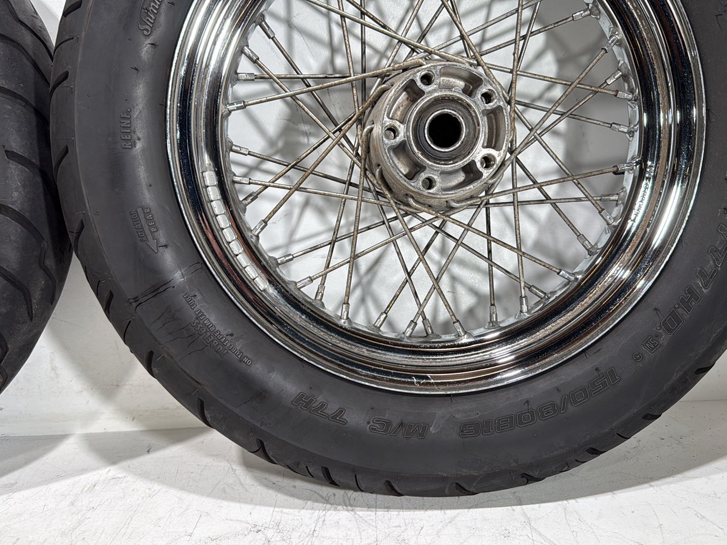 2006 Harley Touring FLHTCI Electra Glide Classic OEM Front Rear Wheel Rim Tire Spoked