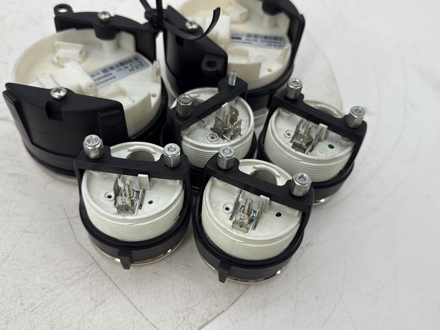 2007 - 2016 Harley-Davidson Touring Electra Glide Ultra Air Oil Volt Fuel Tacho Speedo Gauges Platinum face