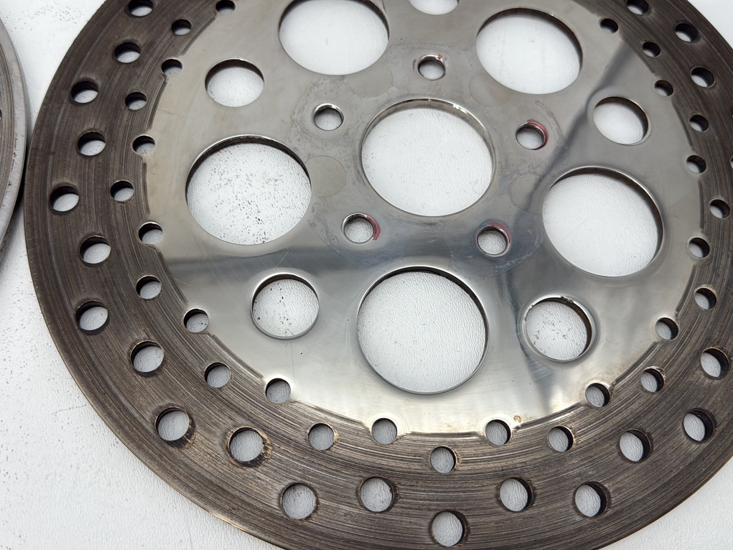1991 Harley Heritage Softail Classic FLSTC OEM Front Brake Rotors Disc Pair