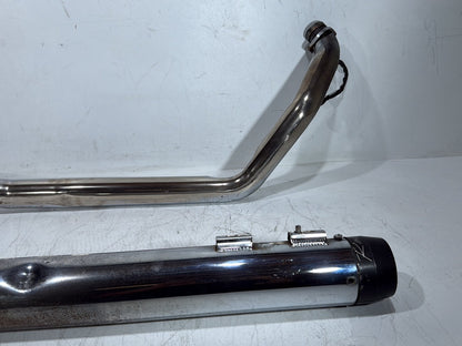 2008 Harley Road King Touring Exhaust Muffler Silencer Slip On DENTED