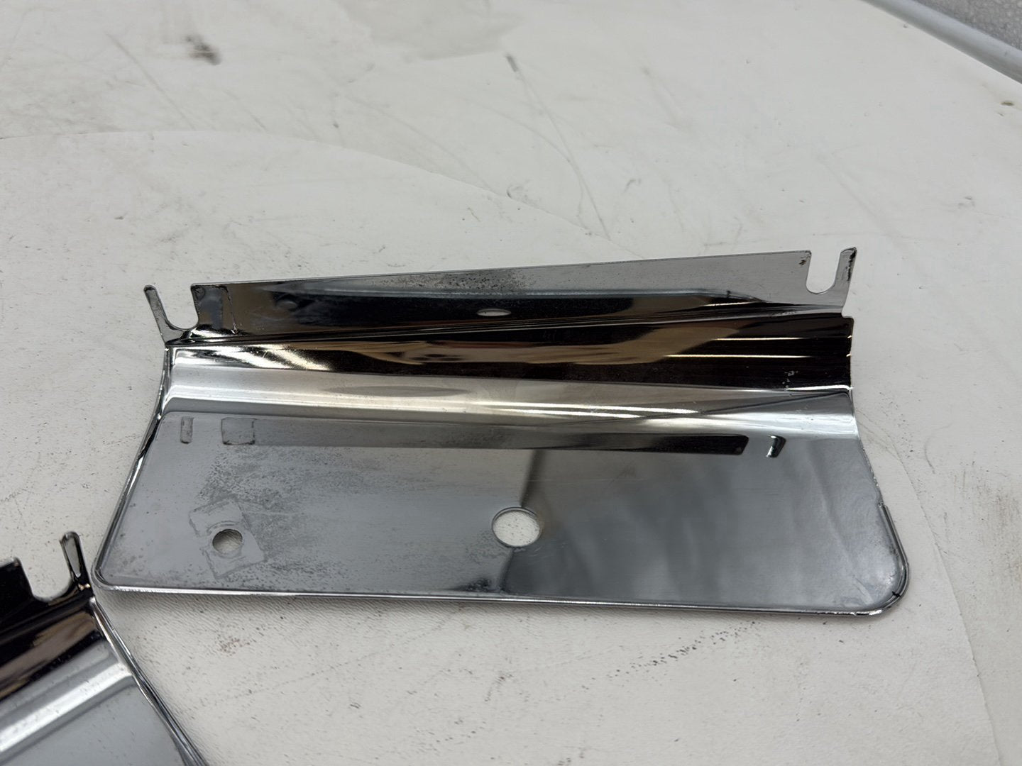 2002 Harley Heritage Softail Classic FLSTC OEM Front Left Right Fork Tube Slider Guard Covers