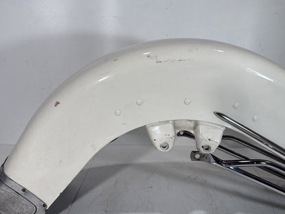 1999 - 2006 Harley-Davidson Touring Road King Police Front Wheel Fender Shell Panel w/ Front Fender Bumper Rail Cushion