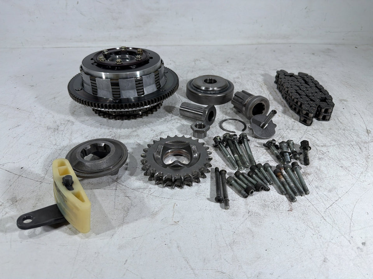 2001 Harley Fat Boy Softail FLSTFI OEM Clutch Basket Chain Tensioner Kit