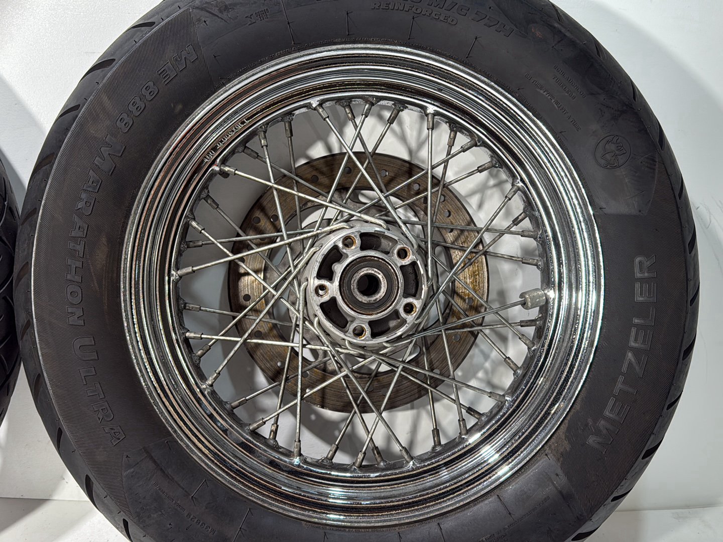 Harley-Davidson Misc  Front Rear Wheel Rim Tire Spoked 43700-05A , 43085-97