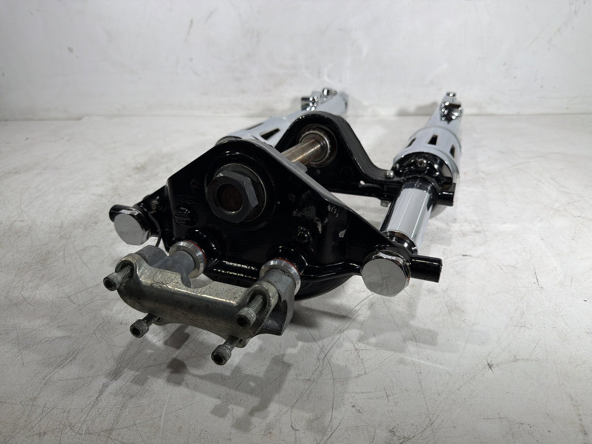 10 Harley Street Glide Touring OEM Front Triple Tree Set LH RH Fork Legs Sliders