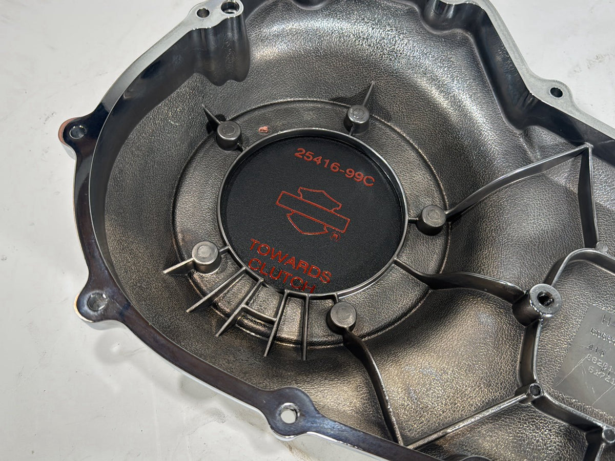 14 Harley Street Glide Touring Outer Primary Clutch Cover Willie G SKULL