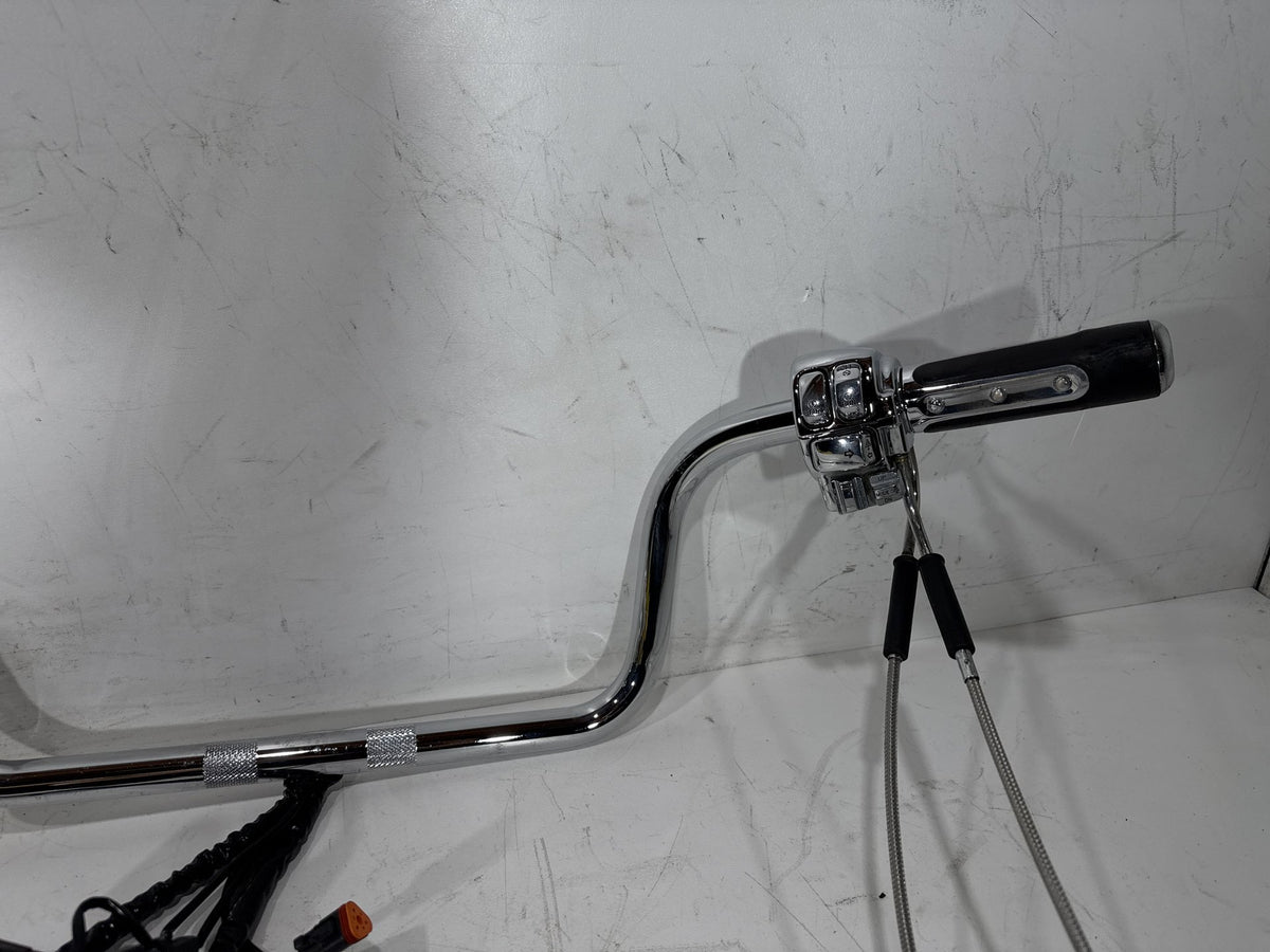 07 Harley Electra Touring CVO OEM Handlebars Left Right Switches Controls Chrome