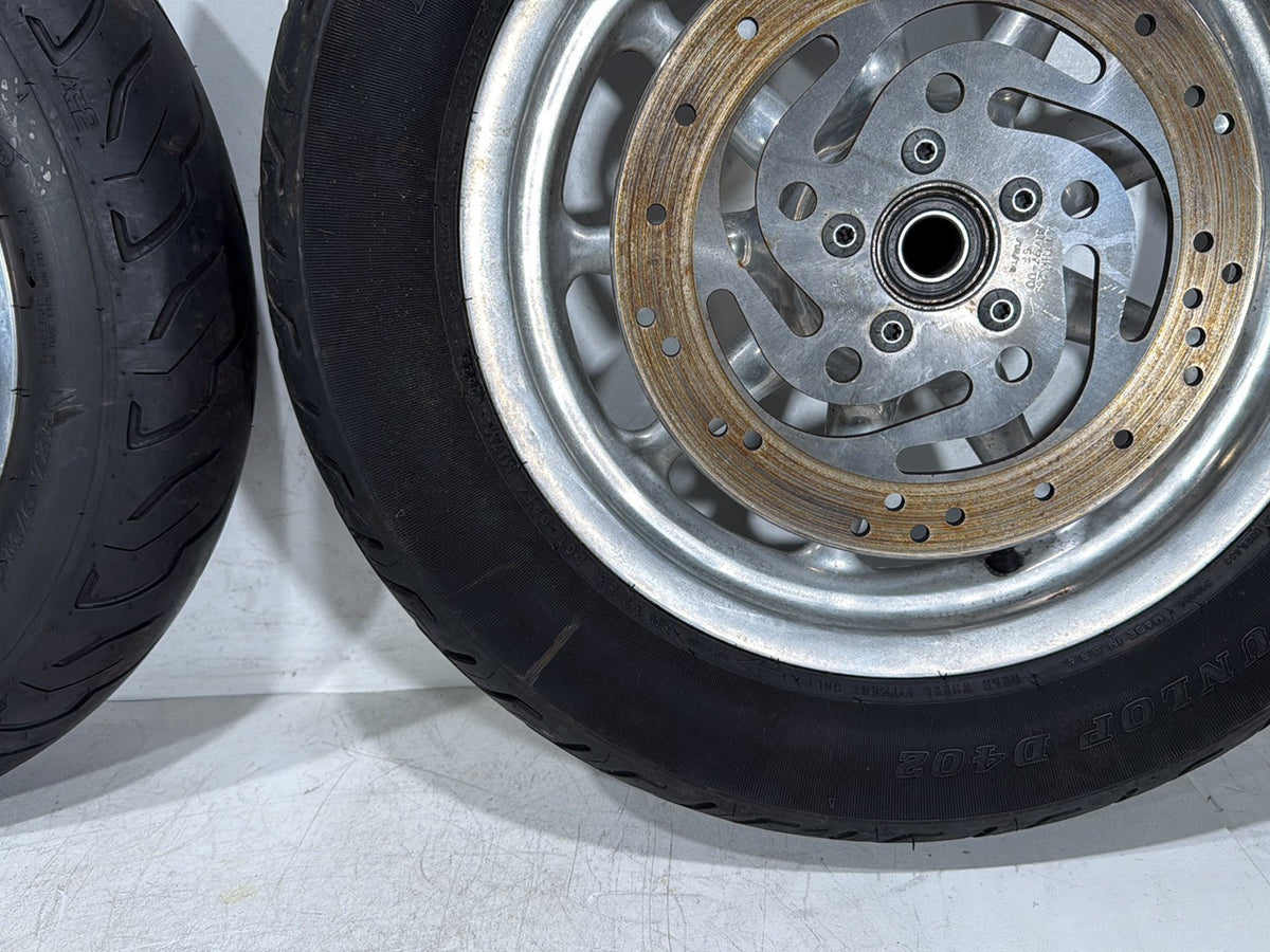 2006 Harley Electra Glide Touring Ultra OEM Front & Rear Wheel Rim Tire 16"