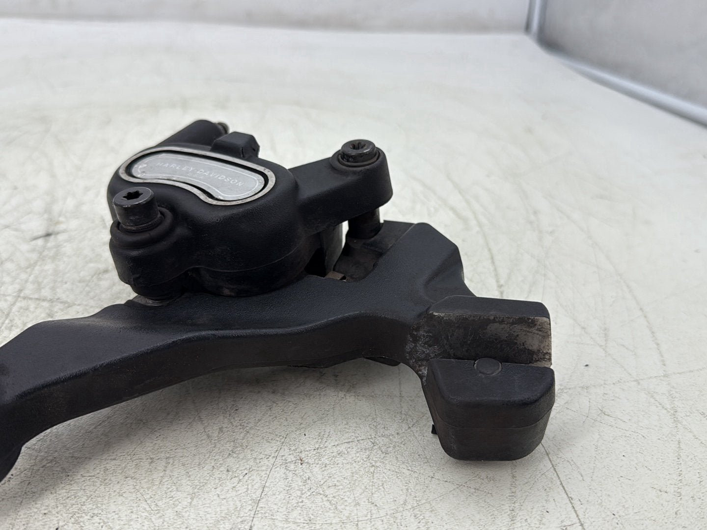 2012 Harley Dyna Super Glide Custom FXDCI OEM Rear Back Brake Caliper w/ Bracket