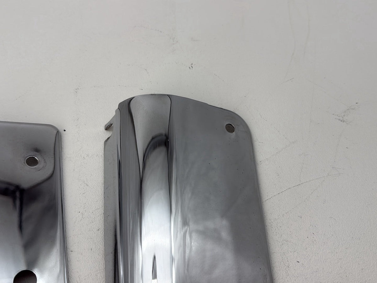 1991 Harley Heritage Softail Classic FLSTC OEM Front Left Right Fork Tube Slider Guard Covers
