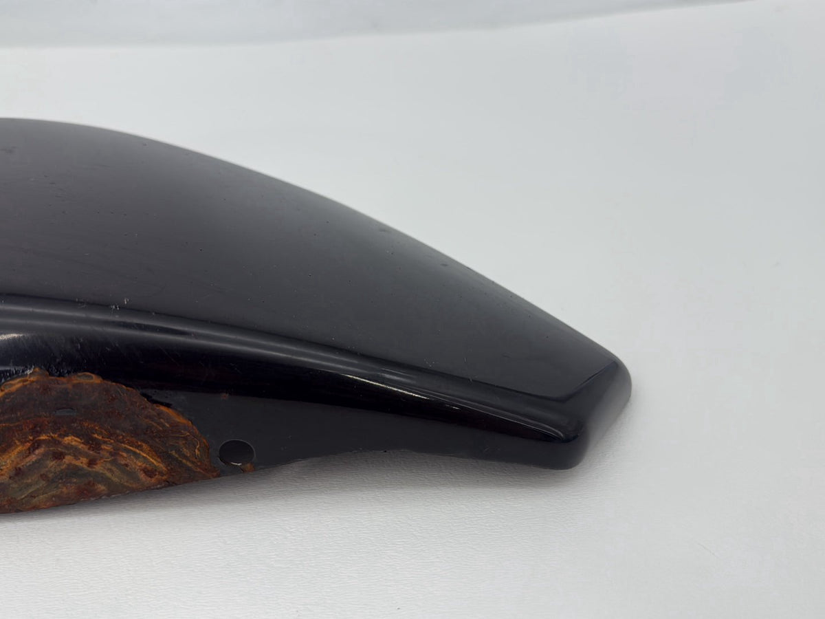 14 Harley Sportster XL883L 883 SuperLow Right Fairing Side Oil Tank Cover RUSTY