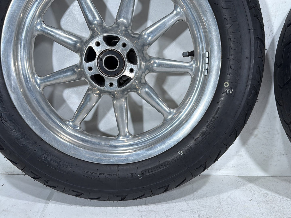 2006 Harley Electra Glide Touring Ultra OEM Front & Rear Wheel Rim Tire 16"