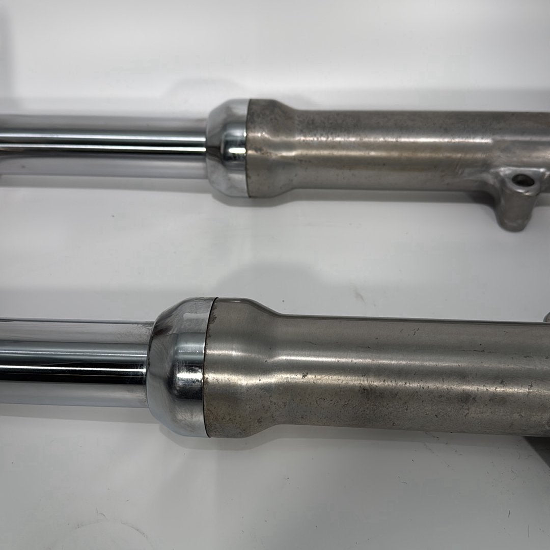 02 Harley Sportster XL1200 C OEM Front Triple Tree Set & LH RH Fork Legs Sliders