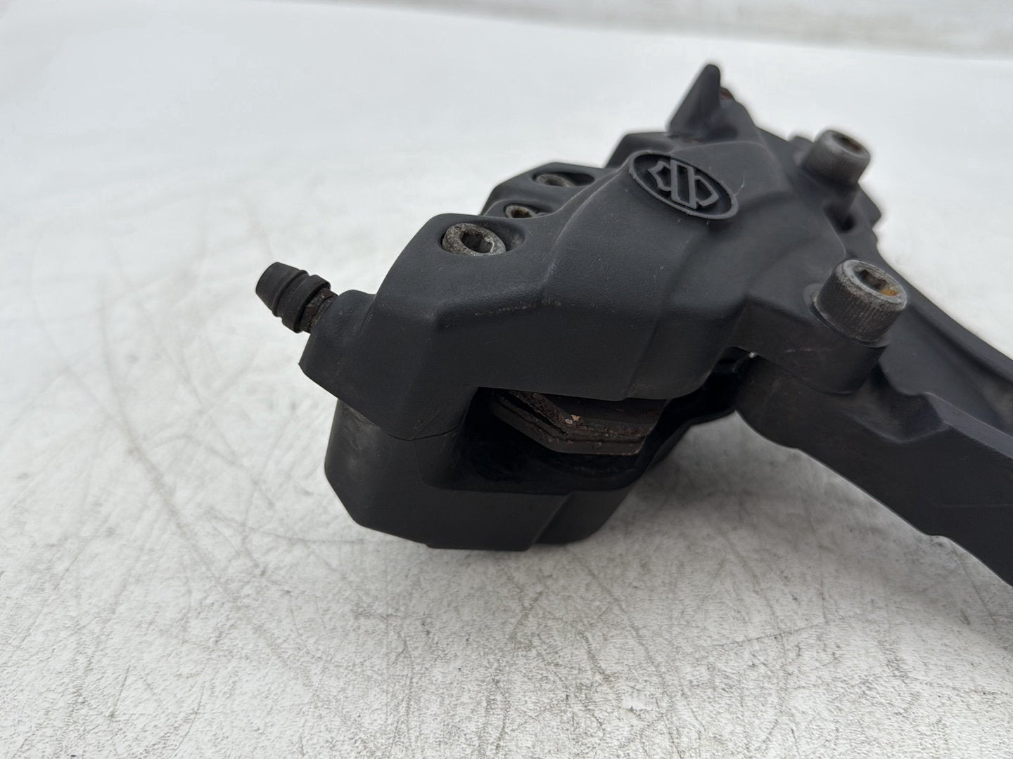 2013 Harley Electra Glide Touring Ultra FLHTCUI OEM Rear Back Brake Caliper w/ Bracket