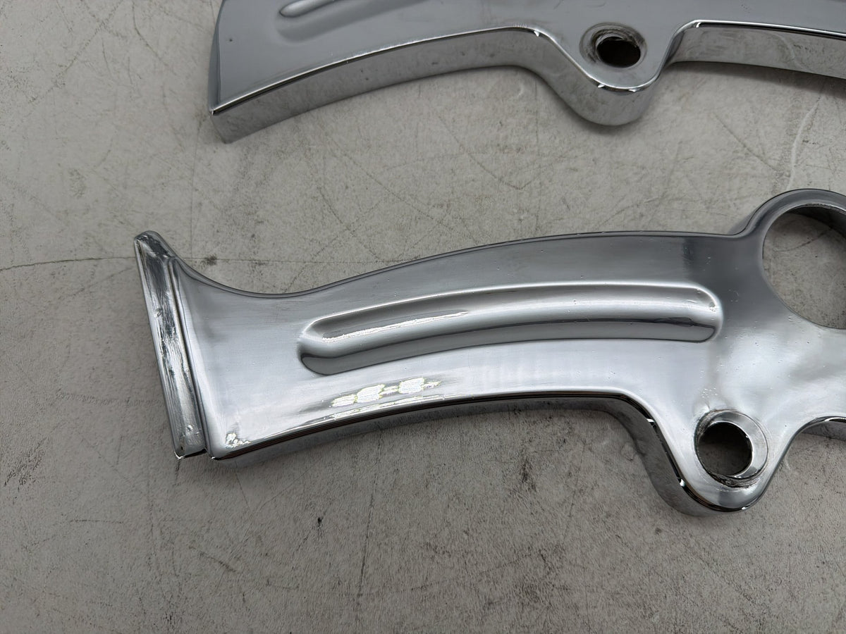 2001 Harley Fat Boy Softail FLSTFI Boomerang Frame Covers Trim Panel Kuryakyn