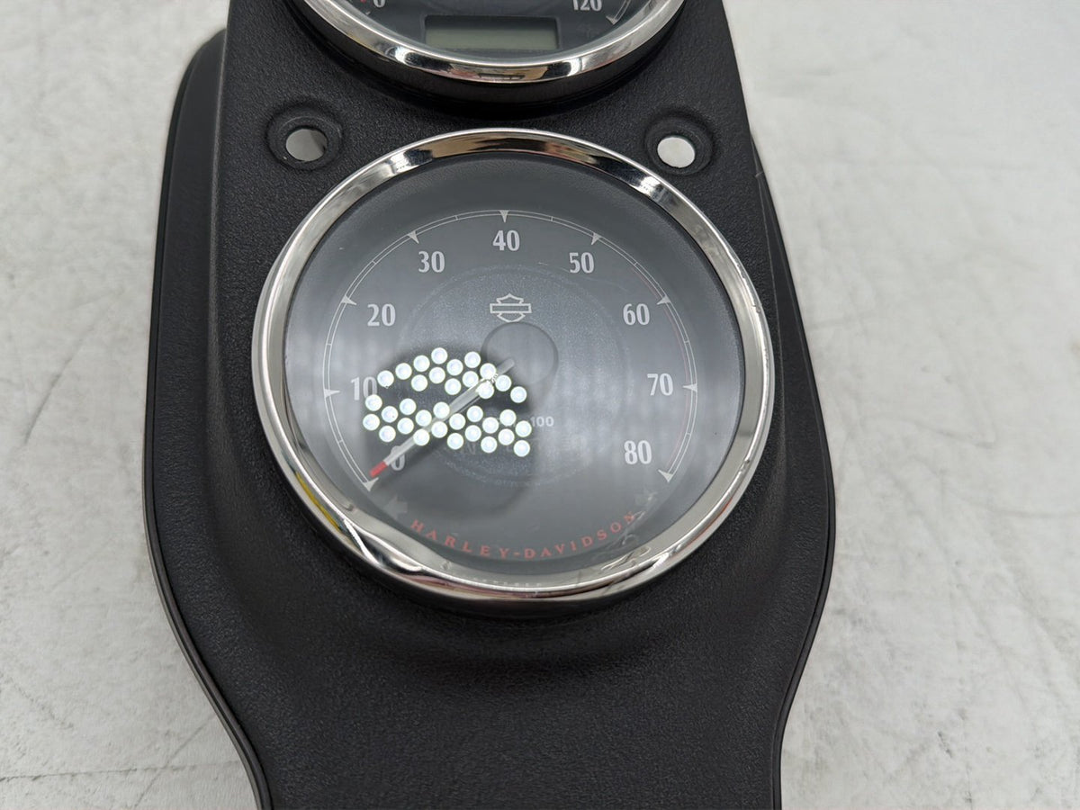 2014 Harley Dyna Low Rider OEM Fuel Tank Dash Console Tachometer Speedometer 22K