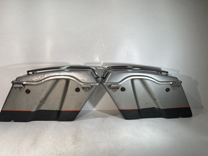 1984 - 1998 Harley-Davidson Touring Electra Glide Classic Left Right Saddlebags Luggage NOKey 90752-93