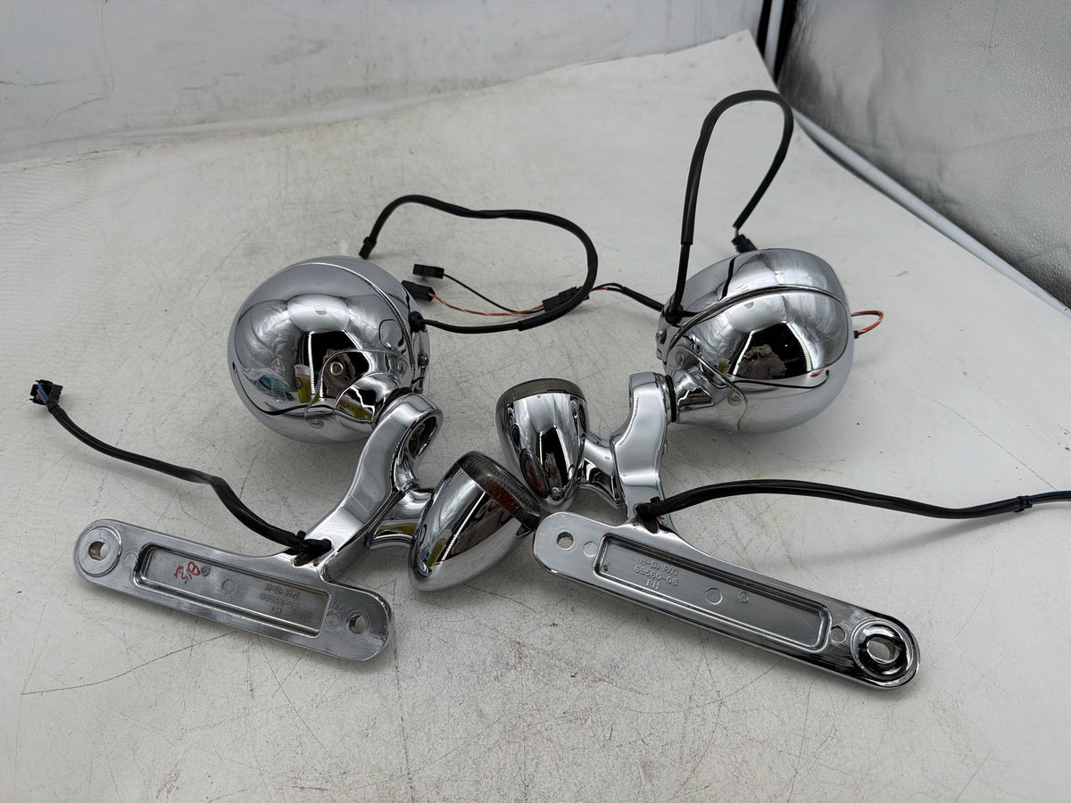 09 Harley Electra Glide Touring Screamin Front Left Right Turn Signal Indicators