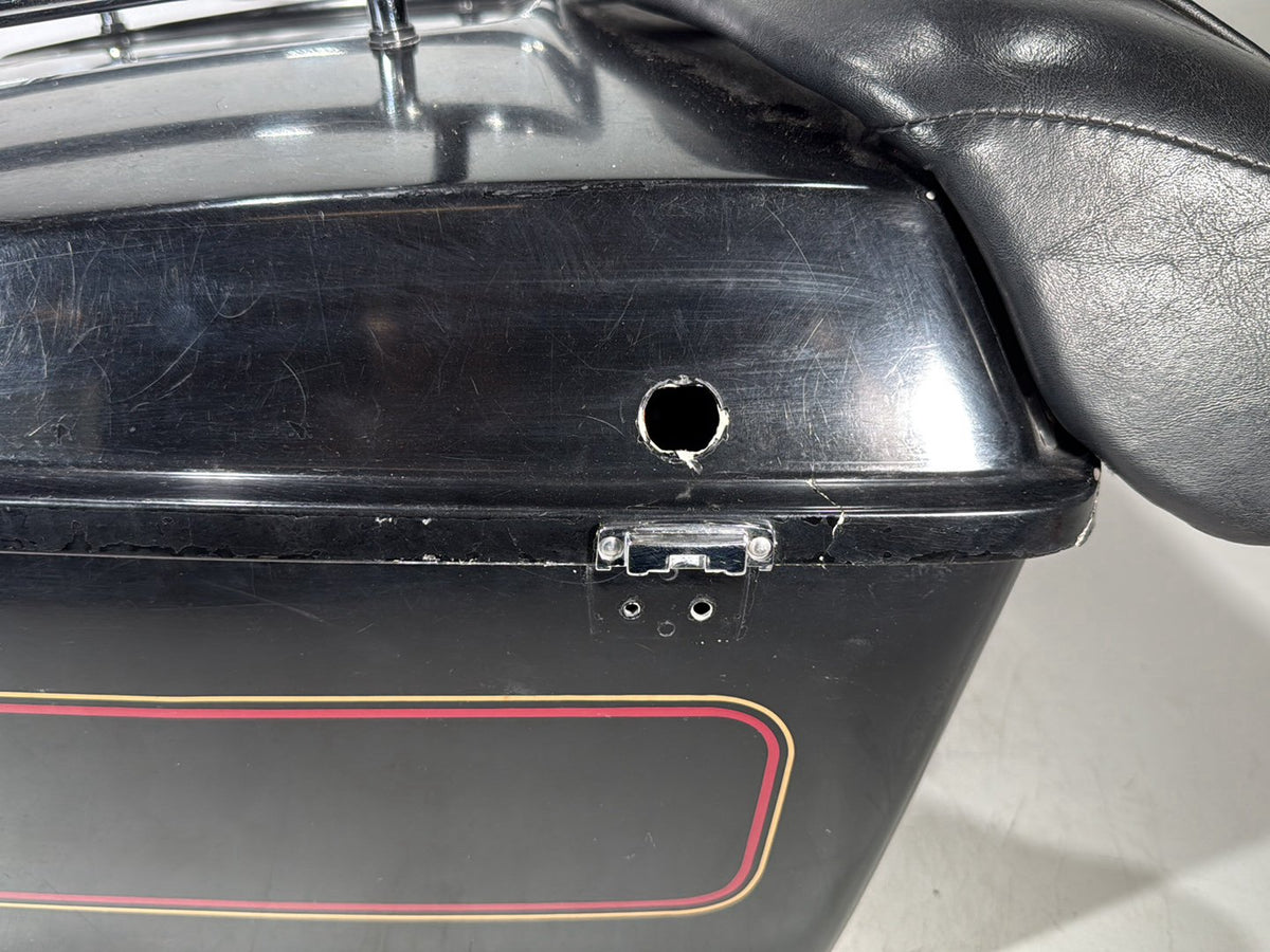 01 Harley Touring Electra Glide Classic OEM Pass Backrest Tour Pak Luggage NOKey