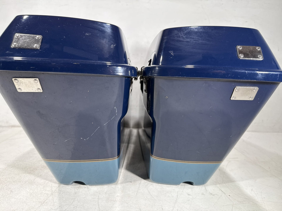 2011 Harley Electra Glide Touring Police OEM Left Right Saddlebags Luggage NOKey