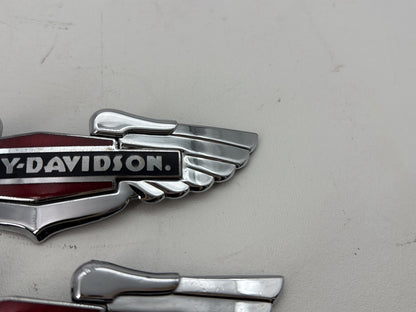 2008 Harley Softail Deluxe FLSTN OEM Fuel Tank Badges Trim Logo Sticker