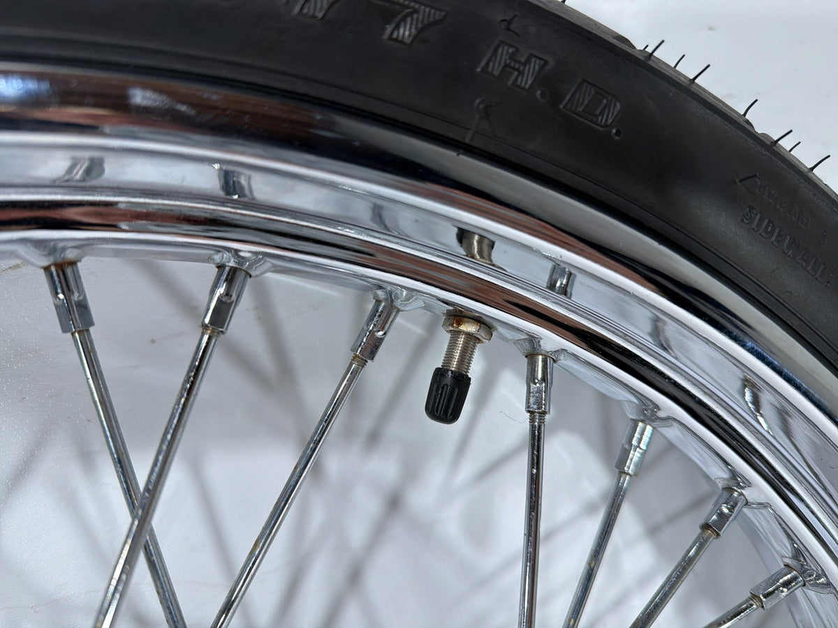 2006 Harley Softail Deuce FXSTDI OEM Front Wheel Rim Tire Spoked 90/80-21 21"
