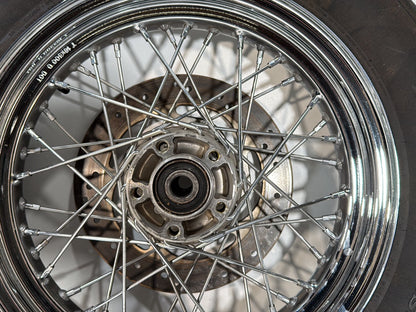 1999 - 2006 Harley-Davidson Softail Heritage Front Rear Wheel Rim Tire Spoked 40700-05 , 42947-06