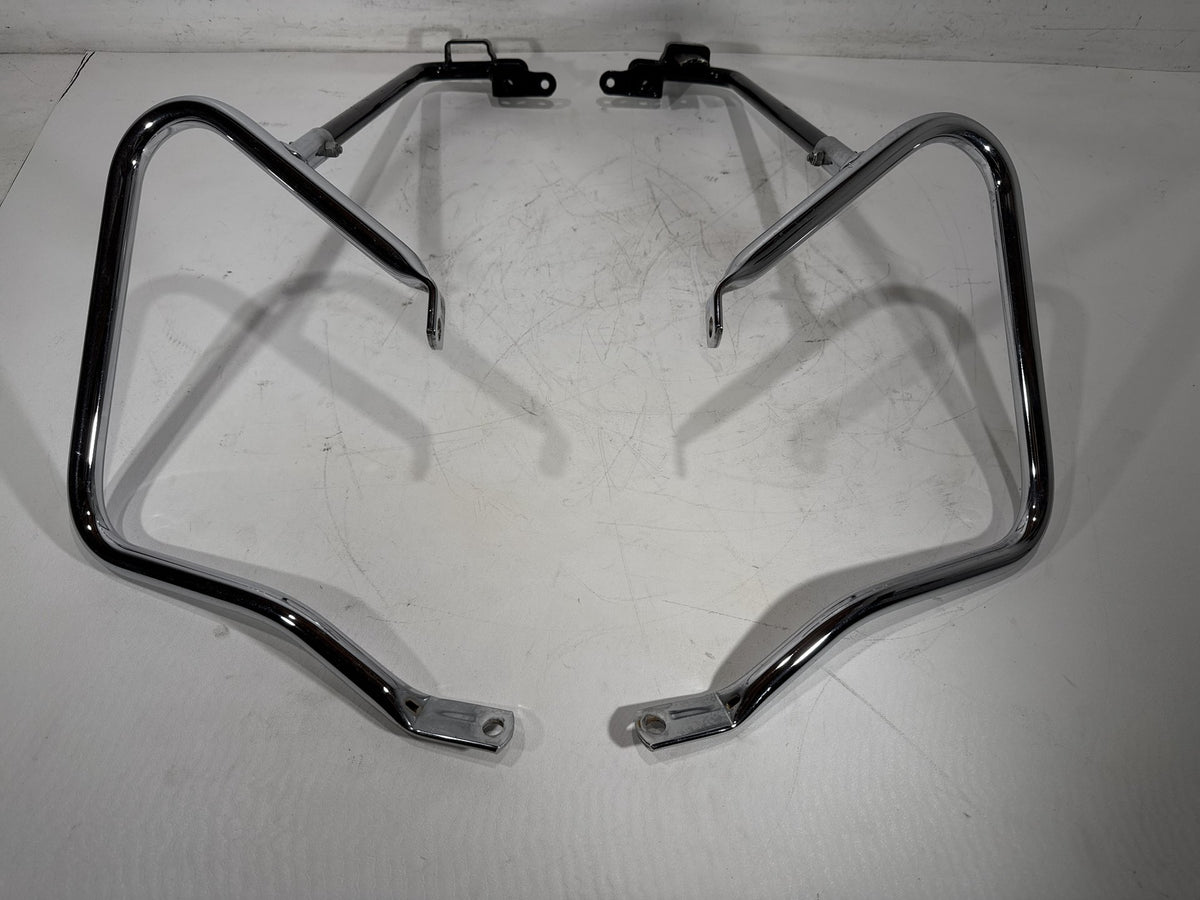 14 Harley Electra Glide Touring Ultra Rear Left Right Saddlebag Guard Rails Bar