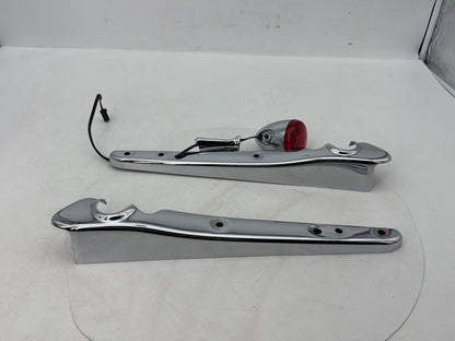 2004 - 2013 Harley-Davidson Sportster 883 Custom Rear Left Right Fender Struts Bracket & Turn Signal  59902-04