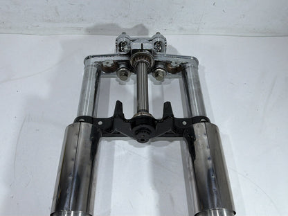 2011 Harley Heritage Softail Classic FLSTC OEM Front Triple Tree Set & LH RH Fork Legs Sliders
