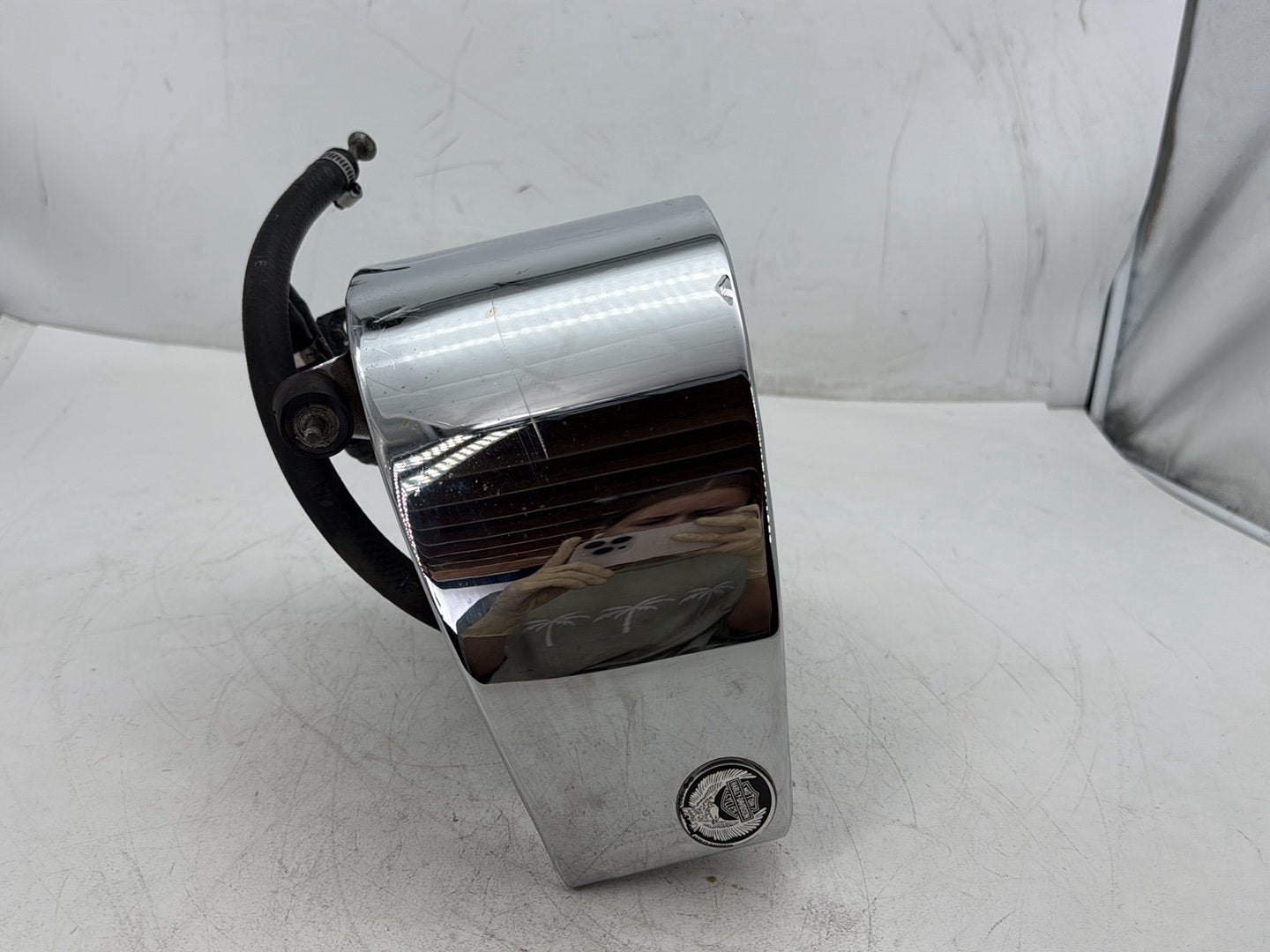 1997 Harley Softail Fat Boy FLSTF Oil Tank Reservoir Bottle Canister & Dipstick