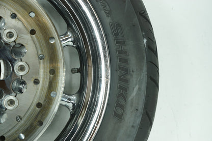 2007 - 2012 Harley-Davidson Touring CVO Electra Screamin Eagle Front Wheel Rim Tire 130/90B16