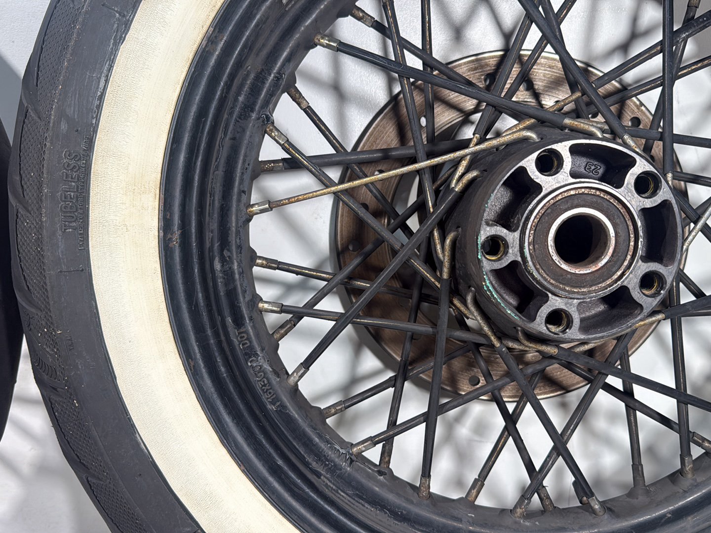 2004 - 2022 Harley-Davidson Sportster 1200 Nightster Front Rear Wheel Rim Tire Spoked  	43831-08