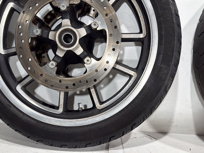 2015 Harley Dyna Low Rider FXDL OEM Front & Rear Wheel Rim Tire
