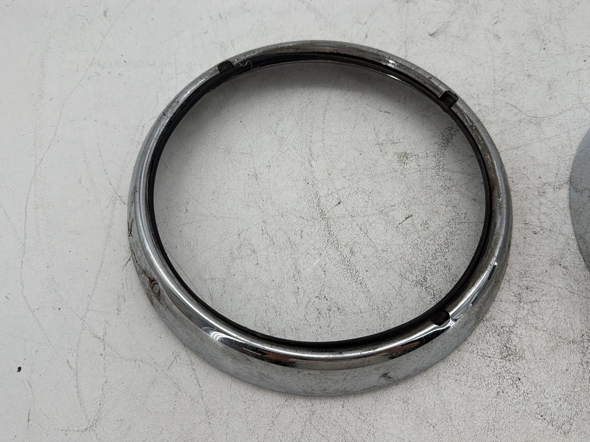 2006 Harley Street Glide Touring OEM Headlight Mount Bracket Ring Circle Trim
