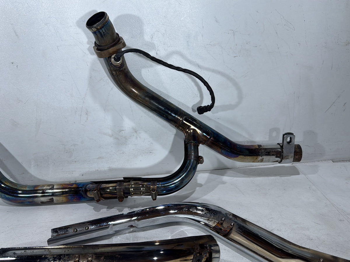 2006 Harley Dyna Super Glide FXDI OEM Exhaust Header Pipes Muffler